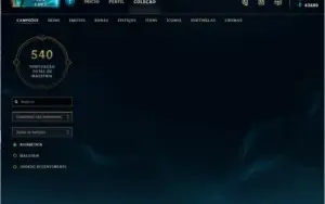 Conta League of legends 350 skins, todos campeões