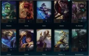 CONTA LOL SEM ELO - NOVA