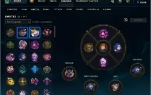 CONTA DE  LOL Plat 1 - 399 SKINS
