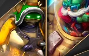 Conta com Rammus rei e Ufo Corki (NA) + Conta com ícone Beta