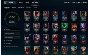 TODOS CAMPEÕES, 168 SKINS, R$ 3.359,72 GASTOS NA CONTA