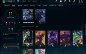 Conta ouro 4 com 38 champs e 22 skins + Prestigio do ZED