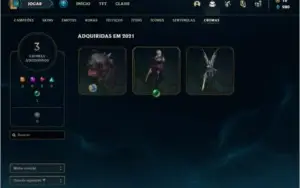 Conta ouro 4 com 38 champs e 22 skins + Prestigio do ZED