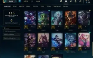 Conta ouro 4 com 38 champs e 22 skins + Prestigio do ZED