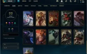 Conta ouro 4 com 38 champs e 22 skins + Prestigio do ZED