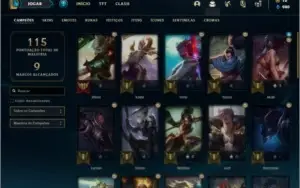 Conta ouro 4 com 38 champs e 22 skins + Prestigio do ZED