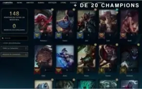 Conta lol Unranked barato Lvl 80+