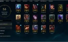 Conta LoL level 30 nenhuma ranked 19 campeões