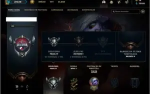 Conta prata 4 com TODOS os champs e 114 skins (3 ultimates)