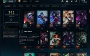 Conta prata 4 com TODOS os champs e 114 skins (3 ultimates)