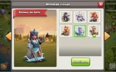 Clash of clans cv13 full com todas as skin