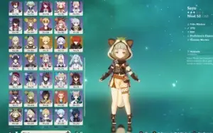 Genshin Ar60 - 70 Personagens (39 Lvl 90)
