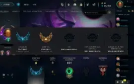 Vendo Conta Lol Platina 1 200+Skins Único Dono