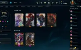 Vendo Conta Lol Platina 1 200+Skins Único Dono