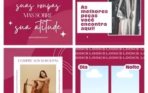 Pack pra Loja com 12 Artes Editáveis Canva