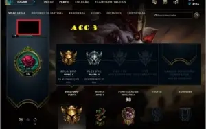 3 contas plat baratooooo