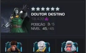Conta Marvel Torneio de Campeões