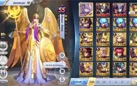 SAINT SEIYA AWAKENING - COM GEMAS AVANÇADAS E LIVROS