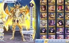 SAINT SEIYA AWAKENING - COM GEMAS AVANÇADAS E LIVROS