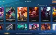 Conta wild rift, quase 200 akins, todos bonecos liberados