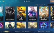 Conta wild rift, quase 200 akins, todos bonecos liberados