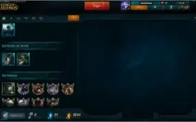 Conta League of Legends - Platina 2 - 50 champs + 10 skins