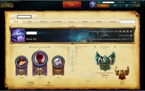 Conta League of Legends - Platina 2 - 50 champs + 10 skins