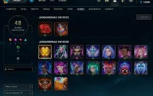 Conta PLATINA 4 | 72% Win - Lol (League Of Legends) Elomoon