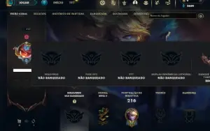 Unranked com 75 Champs e 37 Skins ( MAIN ADC )