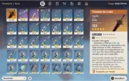 Conta Genshim Impact Ar15 Fischl + Tumulo do lobo 5*