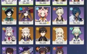 ✨GENSHIN IMPACT CONTA✨SERVIDOR AMERICA✨AR 51✨+ PERSONAGENS