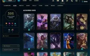 Conta De LoL Todos Os Campeões E 300 SKINS