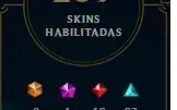 CONTA LOL TODOS OS CAMPEÕES +259 SKINS, 278 ICONES