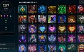CONTA MESTRE LOL* TODOS CAMPEÕES /362 skins.