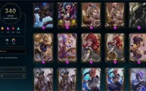 CONTA MESTRE LOL* TODOS CAMPEÕES /362 skins.
