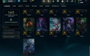 Esmeralda 4 com 41 Champs e 45 Skins