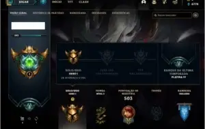 Conta ouro 1 com 130 champs e 89 skins