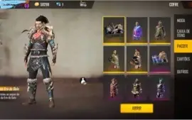 CONTA NO FREE FIRE GEMADONA!!!
