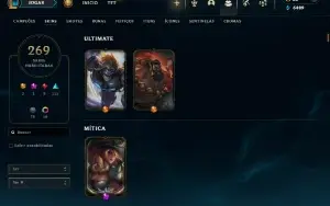 Fullacesso - Conta De 2013 - 269 Skins - Level 235 - 166 Cam