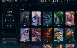 Fullacesso - Conta De 2013 - 269 Skins - Level 235 - 166 Cam