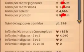 CONTA ALBION END GAME - 1.5b+ (Todos os detalhes descritos)