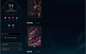 Conta LOL (Quase todos os champs, 24 skins)