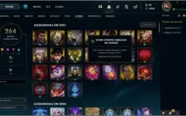 Conta top com 794 skins/ full champ