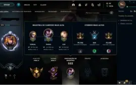 Conta top com 794 skins/ full champ