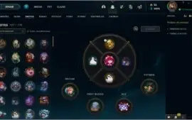 Conta top com 794 skins/ full champ