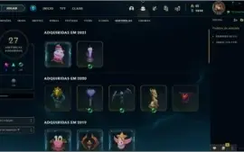 Conta top com 794 skins/ full champ