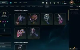 Conta top com 794 skins/ full champ