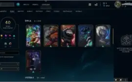 Conta League of Legends Platina IV (40 Skins, Main Riven )