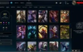 Conta League of Legends Platina IV (40 Skins, Main Riven )