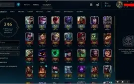 Conta League of Legends Platina IV (40 Skins, Main Riven )